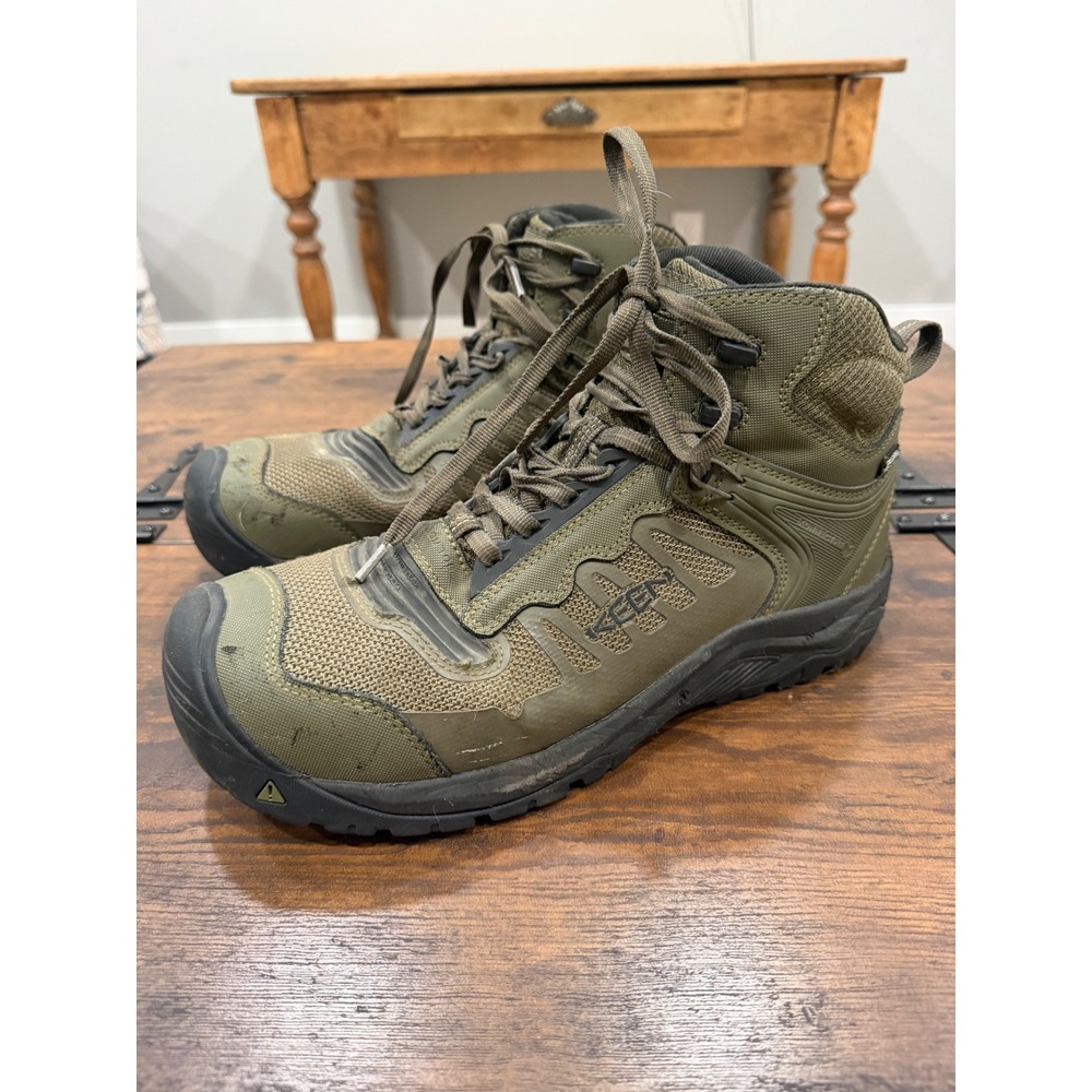 Keen Utility Bellows Flex Work‎ Boots Mens 11.5 Olive Green Carbon Toe Gorpcore